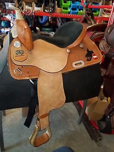 American  Saddlery Painted Barrel Saddle