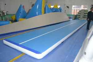 15mx2m Inflatable Gymnastics Mat Air Track - Over 49 Feet of Sliding Fun