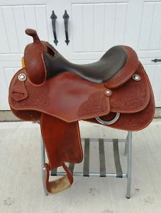 Jim Taylor Extreme Reiner Reining Saddle, 16" Seat