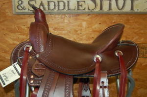 16" G.W. CRATE LADIES WADE ROPING SADDLE FREE SHIP NEW MADE IN ALABAMA USA