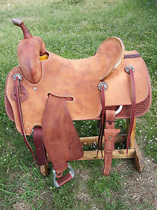 16" Spur Saddlery Cutting Saddle (Made in Texas) Ranch Cutter