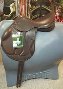 M. Toulouse- Marielle 17.5" chocolate monoflap english saddle