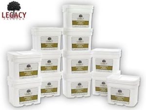 LEGACY DISASTER FOOD STORAGE - EMERGENCY SURVIVAL PREPPER MEAL SUPPLY - 369 LBS