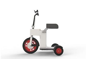 NEW 3 Wheel Electric Folding Scooter from Sharper Image (Sit / Stand) Ret $1800