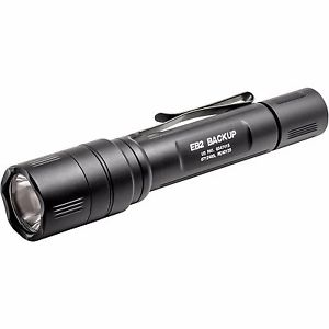 Surefire EB2 Backup Flashlight Dual-Output LED 500/5 Lumens - EB2C-A-BK