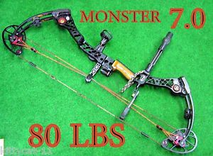 LEFT HAND Mathews Monster M-7 Compound Bow Left Hand 80LBS. *SHIP WORLD WIDE**