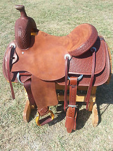 16" Spur Saddlery Ranch Cutting Saddle - Made in Texas - Cutter