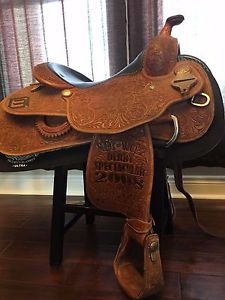 Rocking T (Jim Taylor) 15" Trophy Reining Saddle