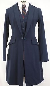 Reed Hill Saddleseat Ld 3p suit Navy Herringbone Poly / Rayon / Spandex 20 - USA