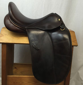 KL Select Arthur Kottas Brown Dressage Saddle - w/Herm Sprenger Irons & Leathers