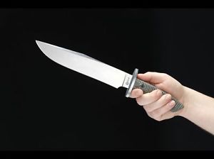 BÖKER ARBOLITO El Gigante Micarta Fahrtenmesser Full Tang Lederscheide 02BA595M