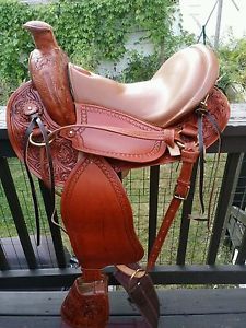 ***Leaders Worldwide Inc*** Touring Saddle - 16" - tan/tan color -