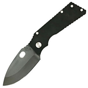 Medford TFF-1 Black G-10 Tumbled Titanium Handle Black PVD Blade Camping Knife