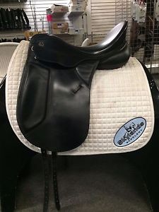 Used Kieffer Lech Profi Dressage Saddle 17.5'' Black