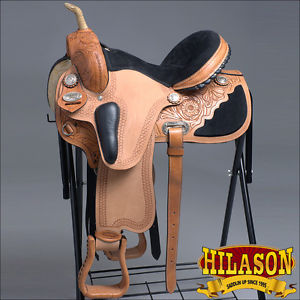 TT206 16" HILASON WESTERN FLEX TREE BARREL RACING TRAIL RIDING HORSE SADDLE