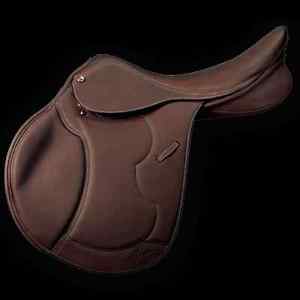 Pessoa Heritage Pro Covered Leather CC Saddle AMS-XCH- 17" Reg- Free Accessories