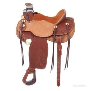 Wade Hard Seat Working Ranch Saddle (16.5 Inch)