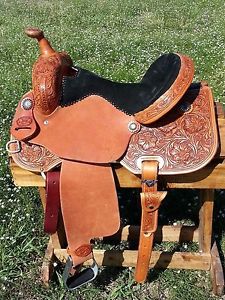 14.5" Masters Barrel Racing Saddle - Made in Texas