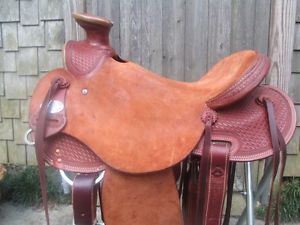 Double C (Charles Crowley) Wade Tree Roping Saddle (NEW)