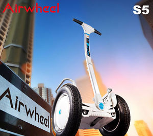 Airwheel S5 Self Balance Electric Scooter Bike White/Blue
