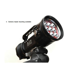 JIL Lite 3600 Lumens Searchlight LED Flashlight Handheld Torch + Battery Pack