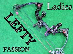 LEFT HAND LADIES   MATHEWS PASSION COMPOUND BOW 50LBS *SHIP WORLD WIDE*