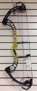 NEW PSE DECREE TI GOLD TO BLACK FADE 50-60# TARGET BOW  HUNTING 24.5-30" RR70