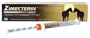 Zimecterin Gold Horse Wormer Ivermectin Pyrantel *50 Tubes* Equine Worm