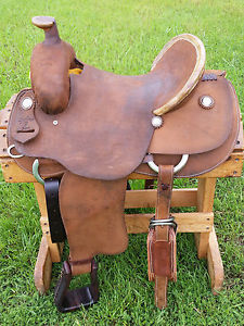 15.5" Shepherd Ranch Roping Saddle (Made in Texas) Roper