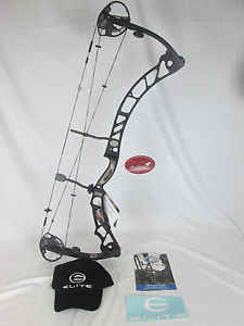 New 2014 Elite Energy 35 60# 28" Black Compound Bow Left Hand