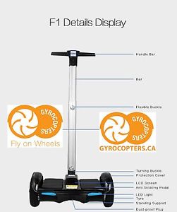 off road 10" wheel with handle hoverbaord with bluetooth and stand