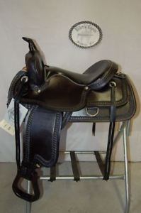 16" G.W. CRATE FLEX PLEASURE SADDLE NEW FREE SHIP TRAIL MADE IN ALABAMA USA