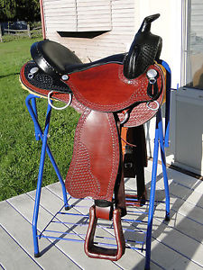 Custom Dixieland Gaited Horse Saddle 15" Flexible Tree Endurance Style OOAK ind
