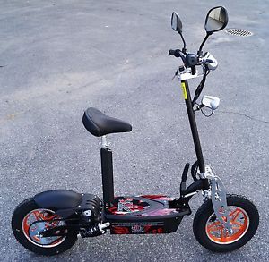 rideONEcar. Scooter Electric ROAD KING BLACK ES001B-ON 1000W