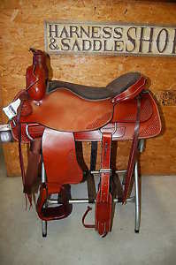 20" G.W. CRATE DRAFT ROPING RANCH SADDLE MADE IN ALABAMA FREE SHIP ROPER TRAIL