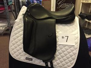 NEW M.Toulouse Romina Double Leather Dressage Saddle- 17"/ Med Tree (#7) - Demo