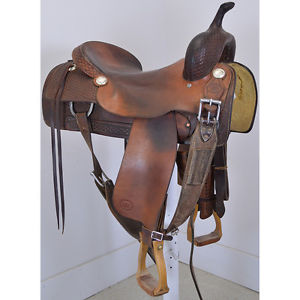 Used 17" Coats Saddlery Cutting Saddle Code: U17COATSCUT12BSK