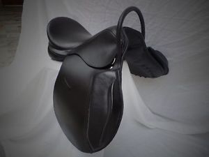 5PcsLOT ENGLISH LEATHER ALL PURPOSE JUMPING RACING HORSE SADDLE WITH TACK SET 15