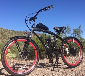 NEW FULLY MOTORIZED 2-STROKE MOTORIZED CRUISER BICYCLE GAS BIKE
