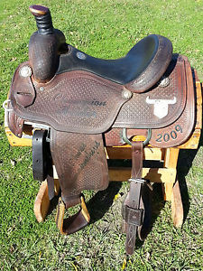 15" Martin Saddlery Roping Saddle (Team Roper) Made in Texas