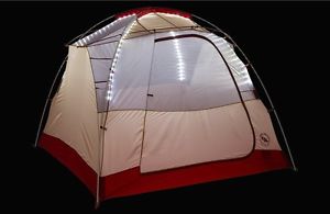 Big Agnes Chimney Creek 6 mtnGLO 6 Person 3 Season Car Camping Family Tent 83sqf