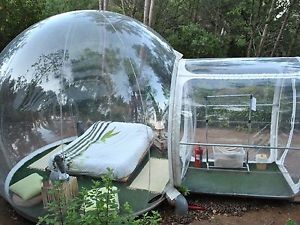 Outdoor Single Tunnel Inflatable Bubble Tent Camping Family Stargazing 3-4 peopl