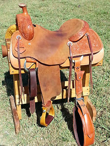 16" Spur Saddlery Ranch Roping Saddle - Made in Texas - Cutting