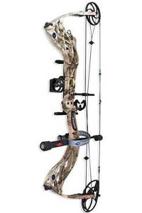New Diamond Archery Carbon Cure Bow RAK Package 70# RH Mossy Oak Country Camo