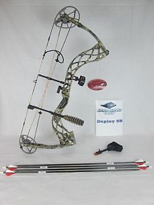 Diamond Deploy SB Compound Bow Package Left hand 70lbs camo & Arrows