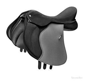 15 Inch Wintec 2000 Pony All Purpose English Saddle - CAIR - Black