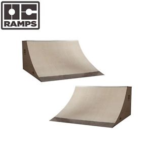 QUARTERPIPES & HALFPIPE SKATE RAMP, SKATEBOARD, BMX