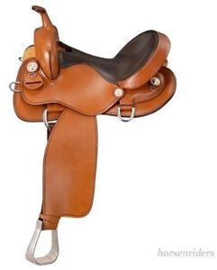 Gaited Horse Western Trail Saddle-Gaited Horse Bars Medium Oil(15.5",16.5",17.5)