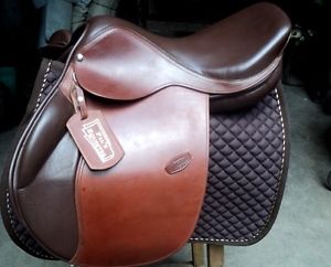 17.5" PAL'Z equestre jumping leather saddle free saddle cover,saddle pad