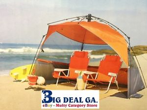 Light Speed Orange 9 Feet Wide Easy Set Up Sports Shelter NIB